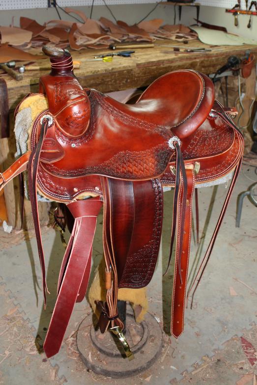 Selle De Ranch Ralph Shimon Taille 17 | Occasion, Pour Quarter Horse